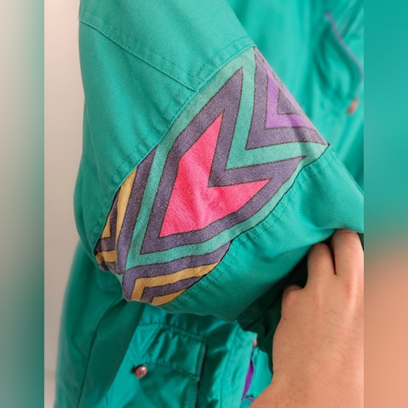 Vintage New Face 80s Ski Jacket Coat - Picture 4 of 16